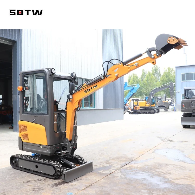 Новый миниатюрный гусеничный экскаватор SDTW Rockies 0 03 м3 ковшовый мини-мешок сельскохозяйственный двигатель 1 6 тонный