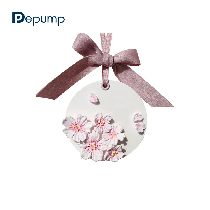 Car pendant cherry blossom Perfume diffuser aromatherapy listing decoration hanging pendant car Air Freshener