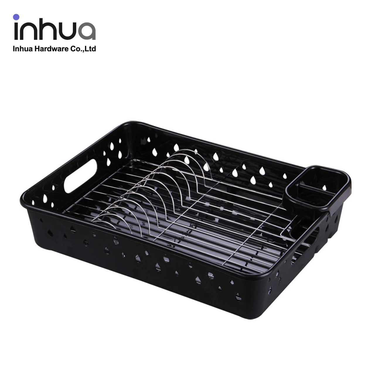 
Factory direct plastic dish rack double tiers drain storage rack dish drying rack for kitchen 