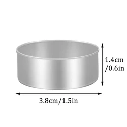 Party Wedding Indoor Decoration Silver Small Empty Tea Lights Candle Aluminum Tin Jar