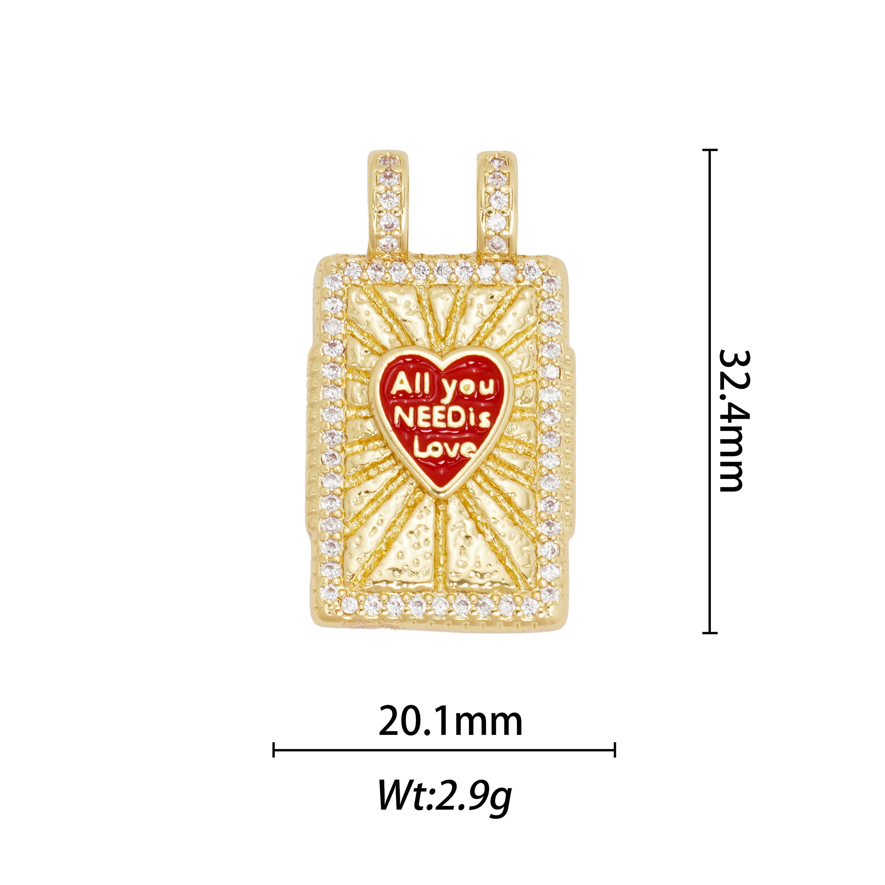 Nontarnish wholesale diy  Stainless steel eyes diamond pendants charms for jewelry making