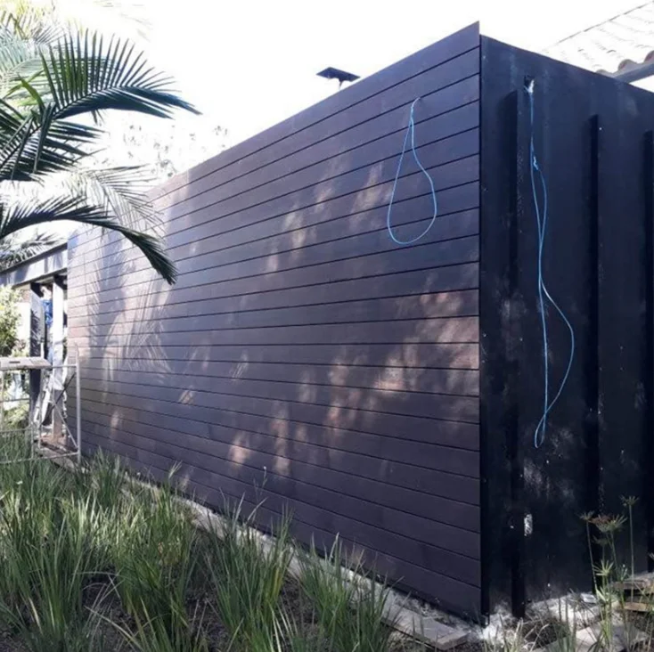 Modern Solid Bamboo Wallboard Strand Woven Exterior Waterproof Wall Cladding Decoration House Siding Panel for Outdoor