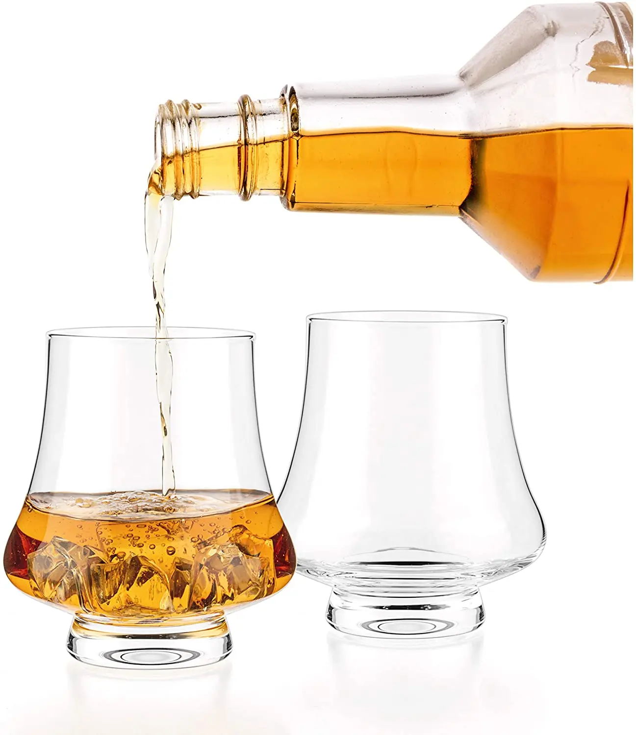 9 ounce 260ml Bourbon Whisky Crystal Glass Wide Tasting Glasses brandy Snifter