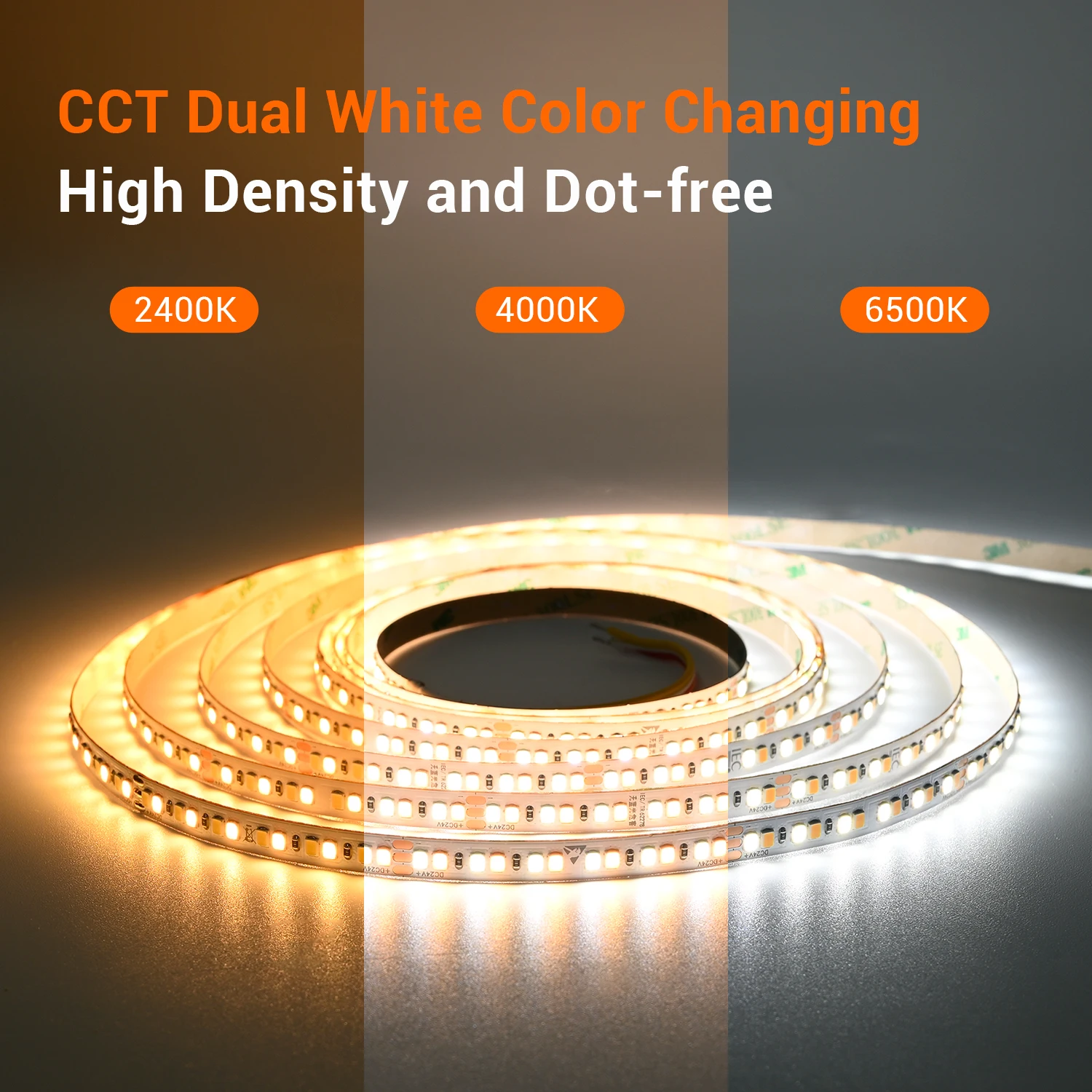 2835 208leds/m Ra93 CCT Mini Cut LED Strip COXO