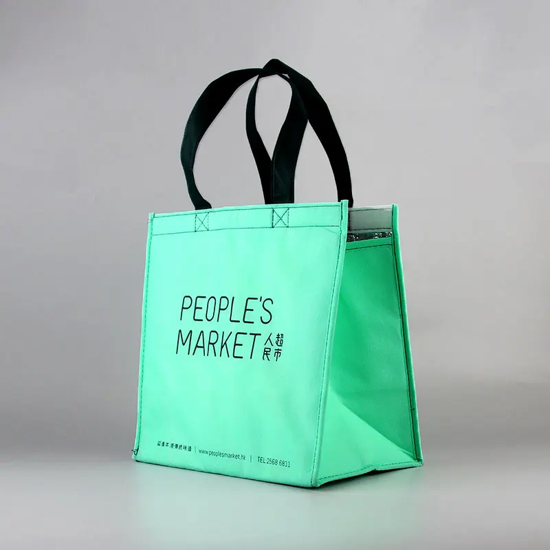 Custom Logo Non Woven Lunch Cooler Bag Backpack Beach Soft Cooler Bag Guangzhou Insulated Cooler Bag