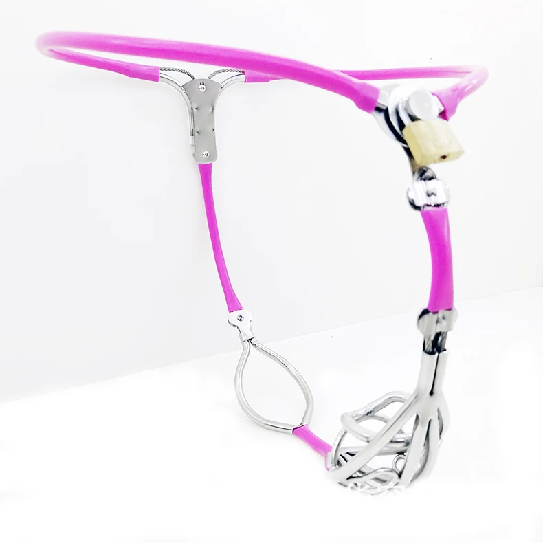 Openwork Chastity Pants Chastity Belt  Stainless Steel Chastity Pants Iron Panties Adult Toy For Men