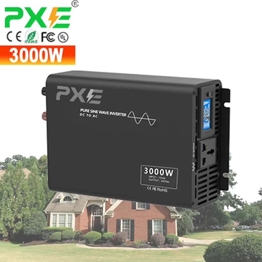 Split Phase Inverter 120V 240V Solar Panel With Battery And 3 12V Low Frequency Pv