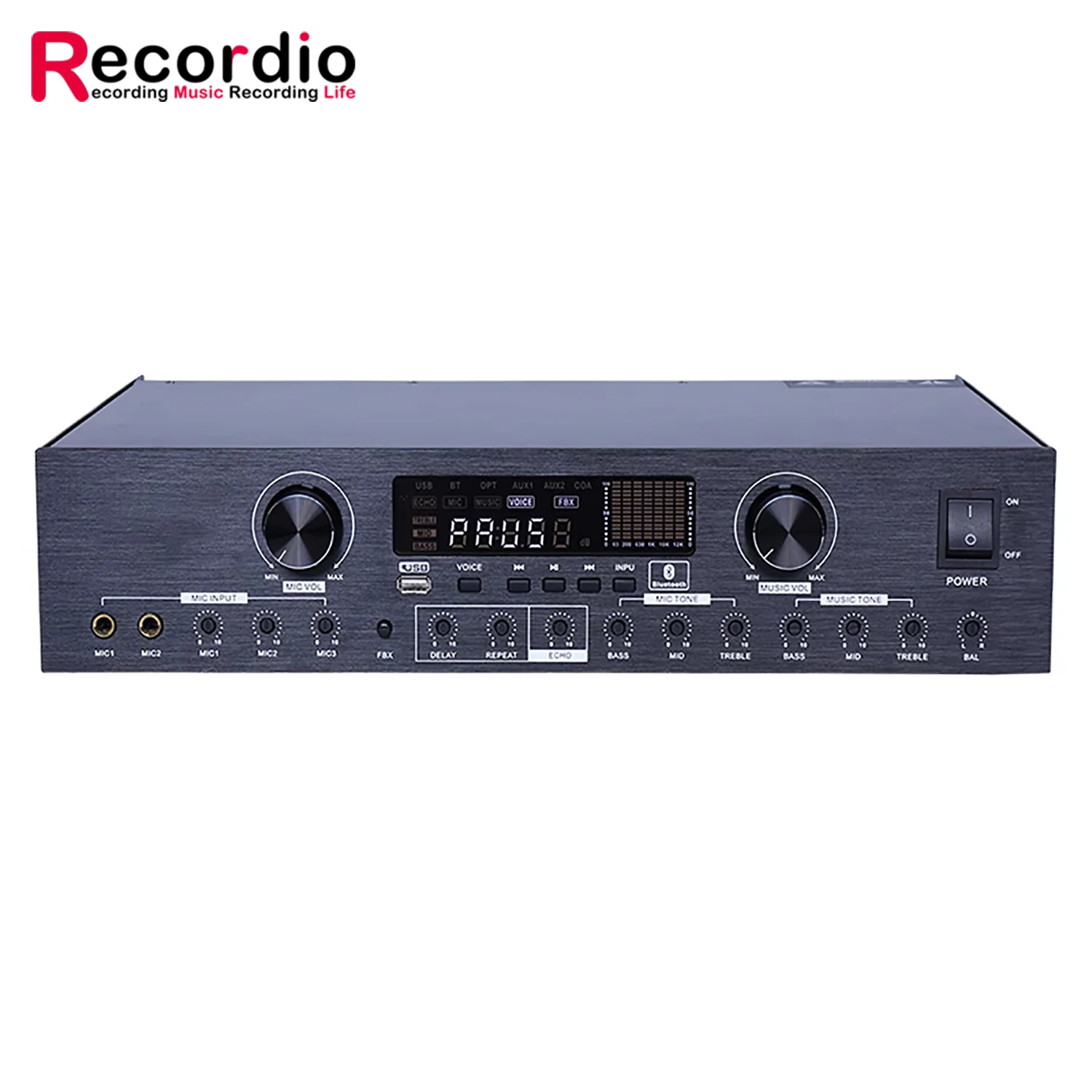 GAP-PA250 Home Theater Karaoke Receiver Stereo Amplifier Video MP3 USB HiFi Amp Home Theater