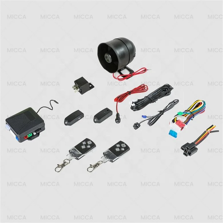 Hot Selling Universal Anti-Hijacking Ultrasonic Sensor Hopping Code System Keyless Entry One Way Smart Alarm For Car