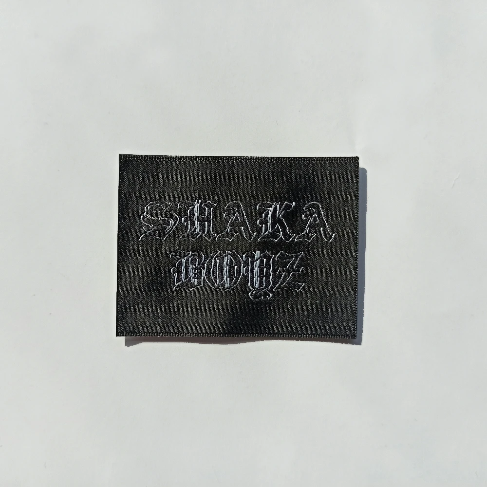 Cloth Custom Eco Friendly Woven Label for Clothing Shoes Jeans