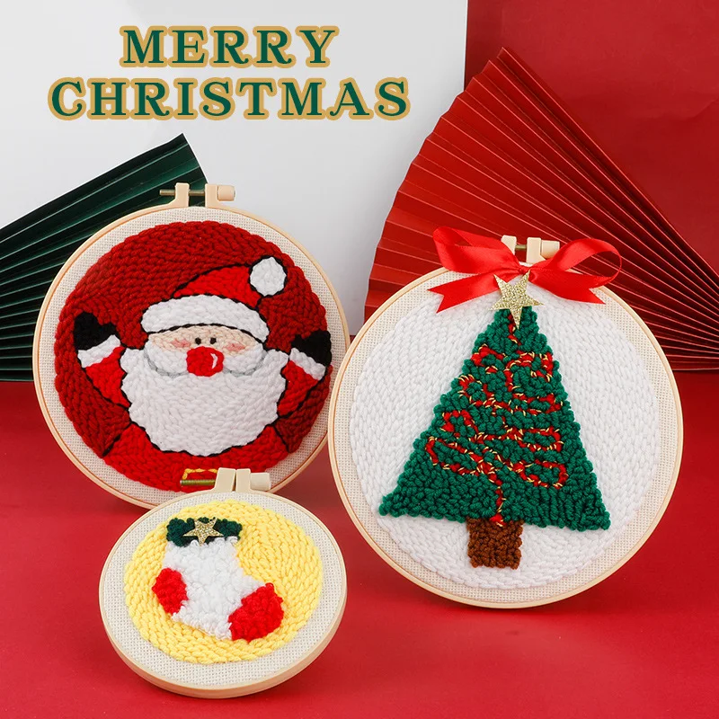 OEM ODM Custom DIY Wholesale Punch Needle Kit Embroidery Set Kit For Adults