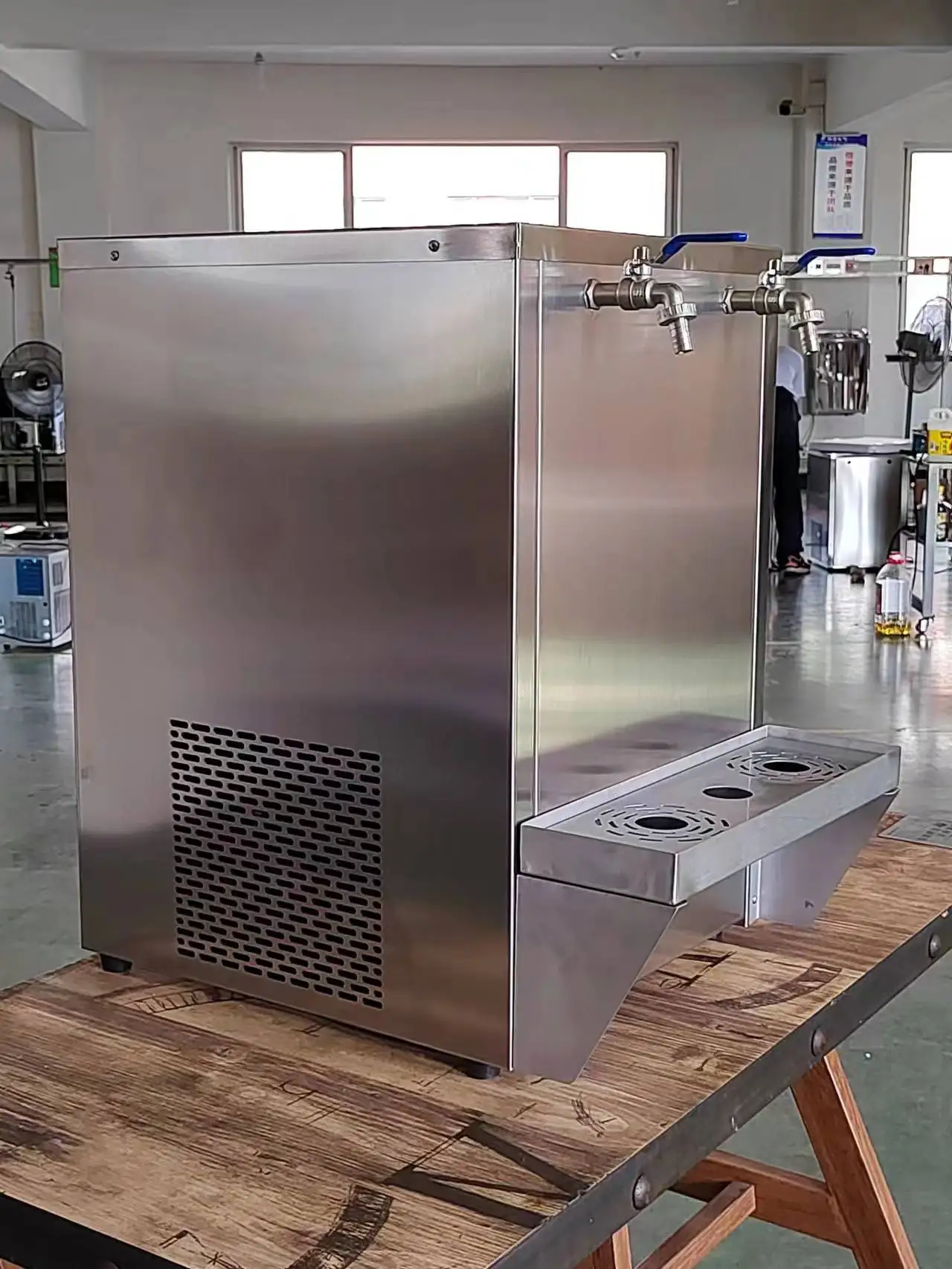 Tap water connection fully automatic pure water tabletop cold water dispenser