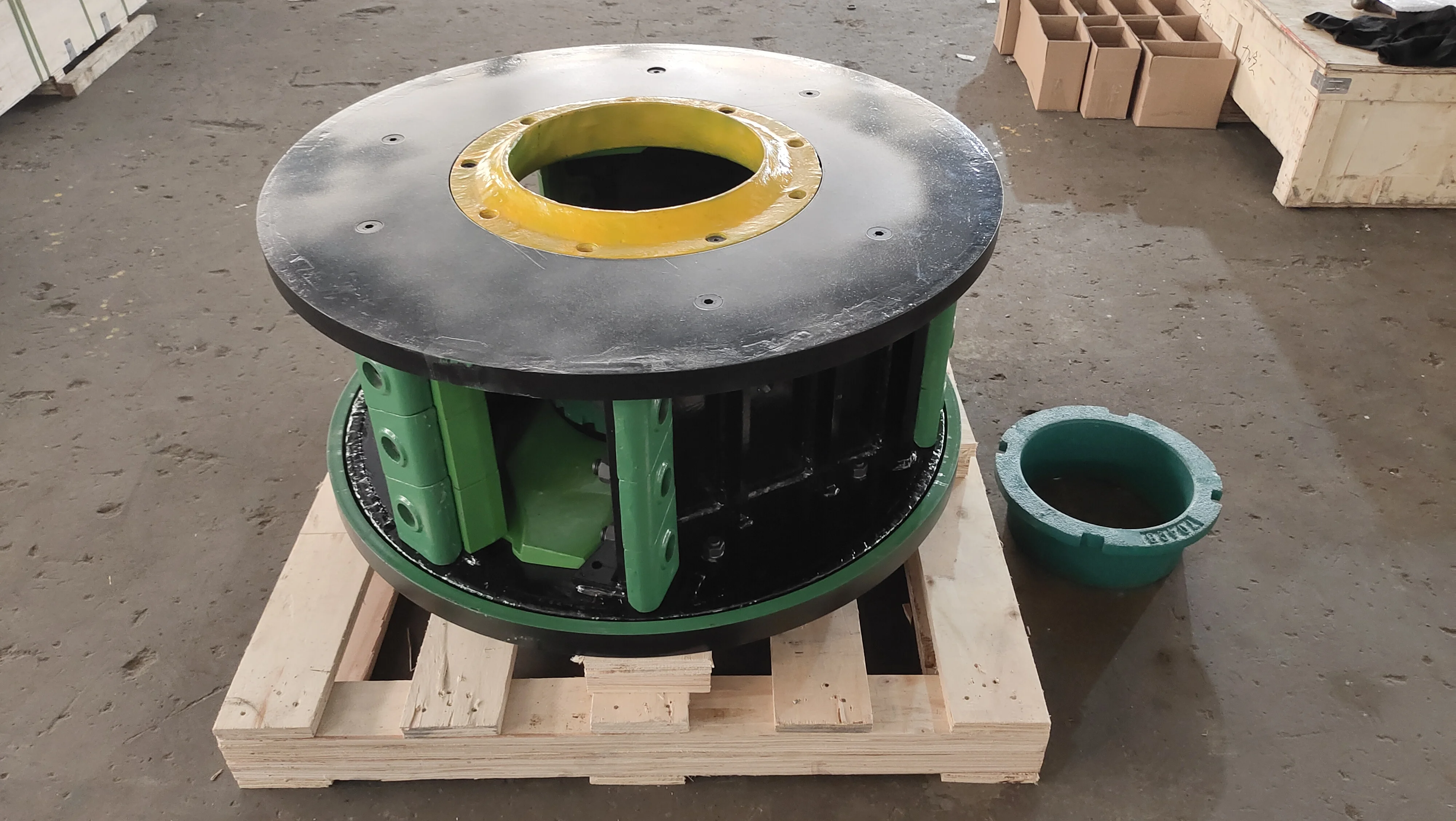 B7150 VSI sand making machine rotor tip with carbide insert for vertical sand crusher spare parts