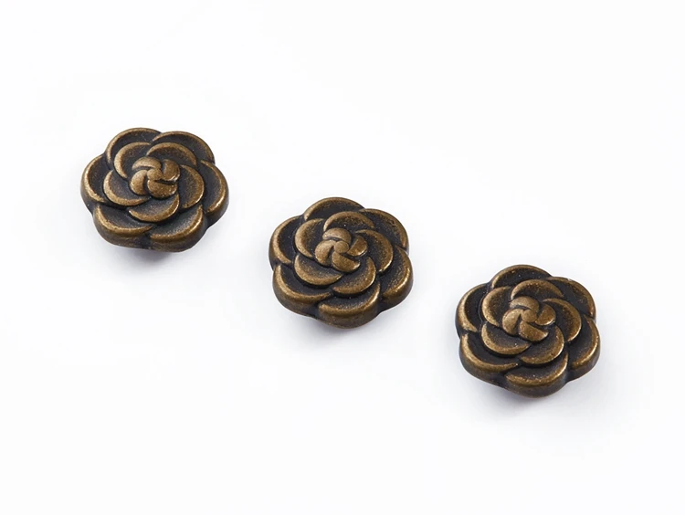 OEM High Quality Metal flower shape rivet for leather and shoes