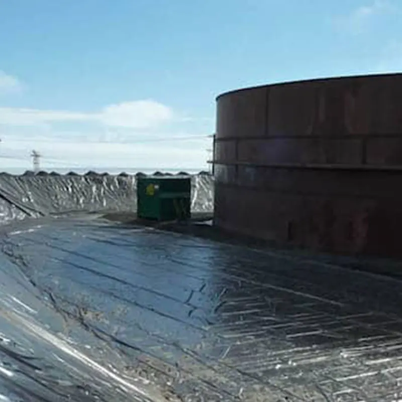 Environmental Friendly  Pond Liner Hdpe Geomembrane Circular Tanks For Aquaculture 1Mm