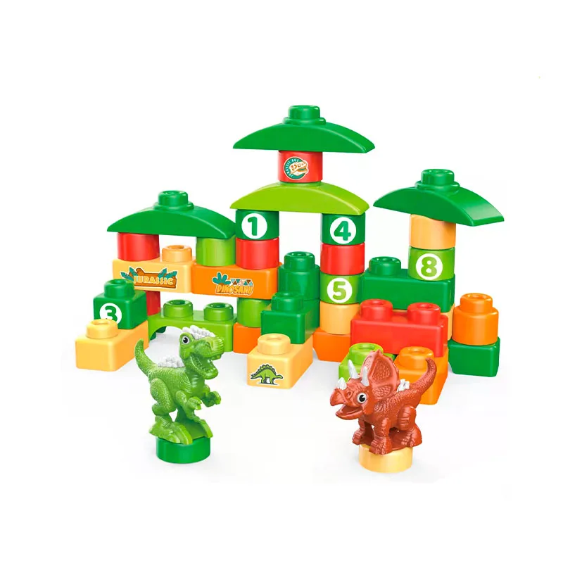 Low price plastic building block toy big blocks construction toy
