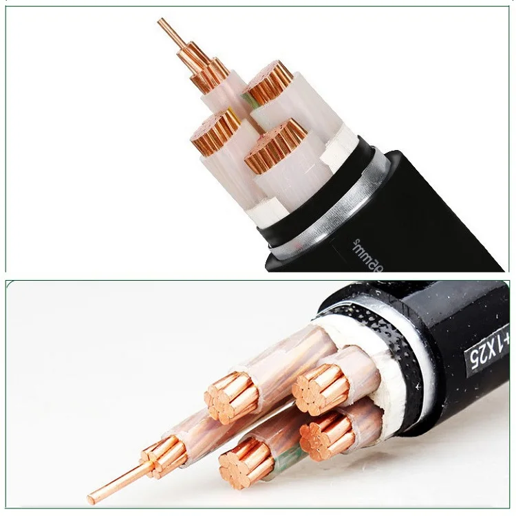 ZR YJV22 0.6/1KV Steel Wire Braid Armoured Cable Multicores YJV22 Steel Tape Armoured Cable