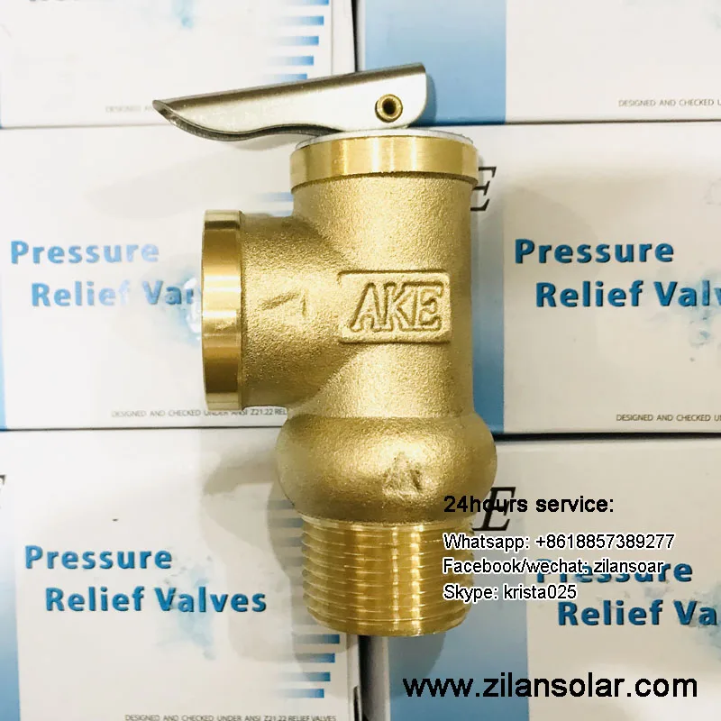 YA-20 Solar Hot Water Safety Valve 45psi