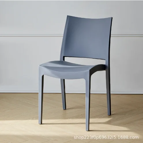 Minghao Brand  China Manufacture Contemporary scandinavian style white stacking bistro plastic restaurant chairs for sale