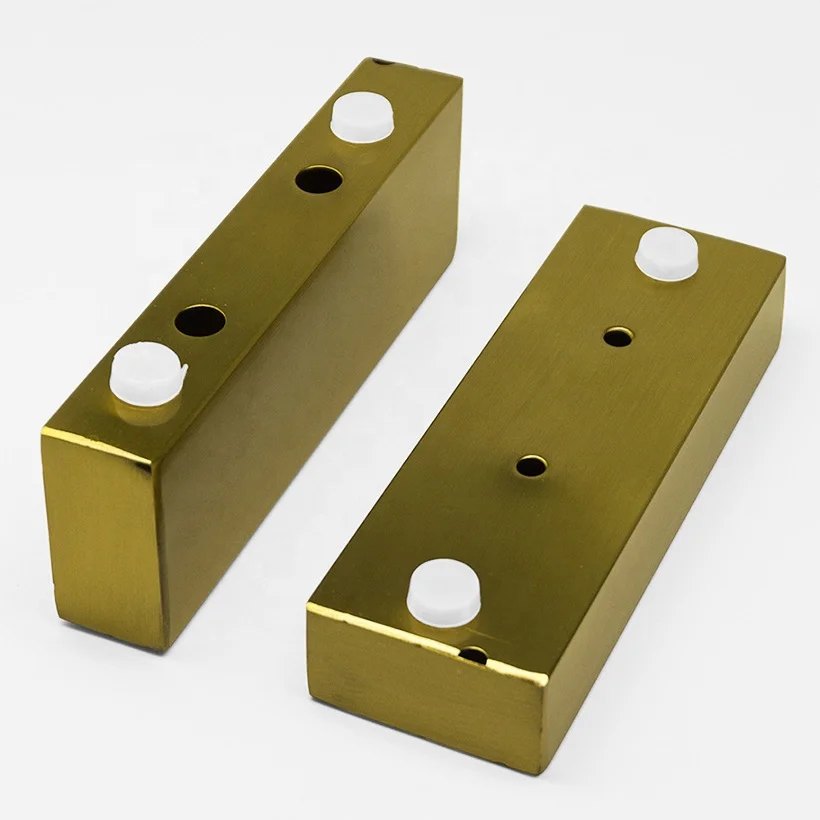 Sofa Legs 1 2 Inch Stainless Steel Tapered Decoration Support Hardware Gold Brass Furniture Feet Cabinet Metal Sofa Bed Legs