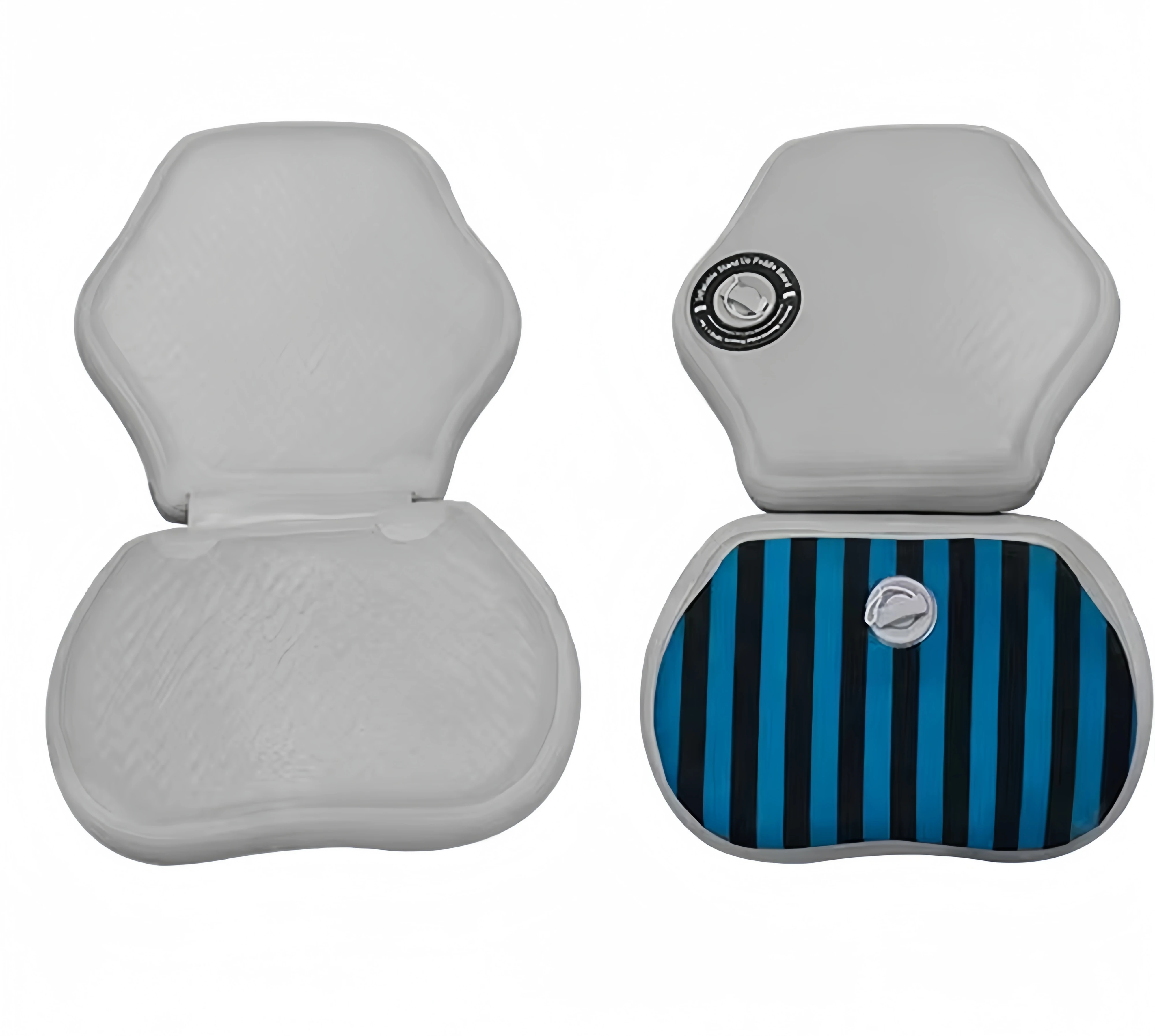 CAMORO PVC Inflatable Cushion Backrest Canoe Kayak EVA Backrest Adjustable Handle Inflatable Backrest for Surfing Fishing