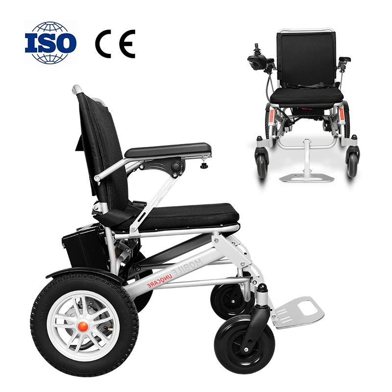 Multi-Road Lightweight Electric Wheelchair Pneumatic Tyre Portable Electric Wheelchair