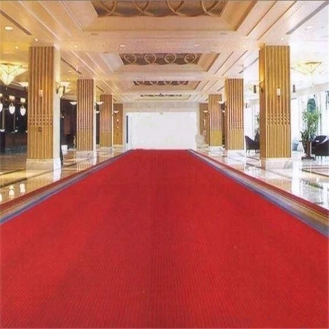 needle punched non woven commercial exhibition wedding hall decoration carpet indoor and outdoor carpet rolls