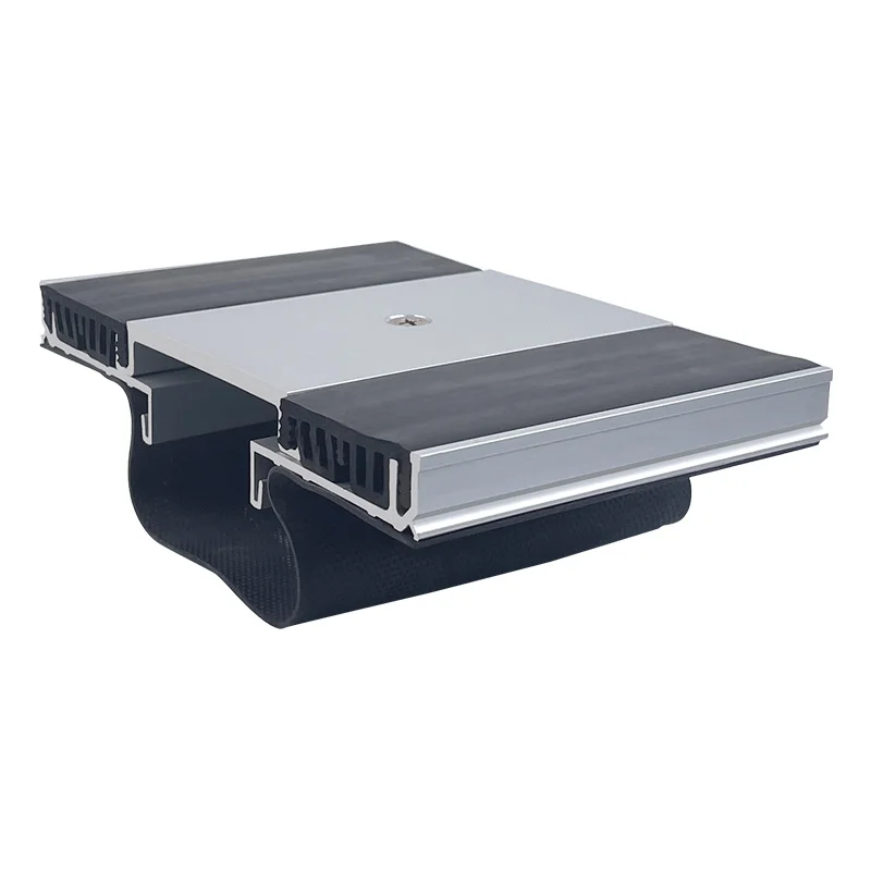 Popular Design Concrete Floor Corner EPDM Flush Double Line Aluminum Profile Metal Expansion Joint