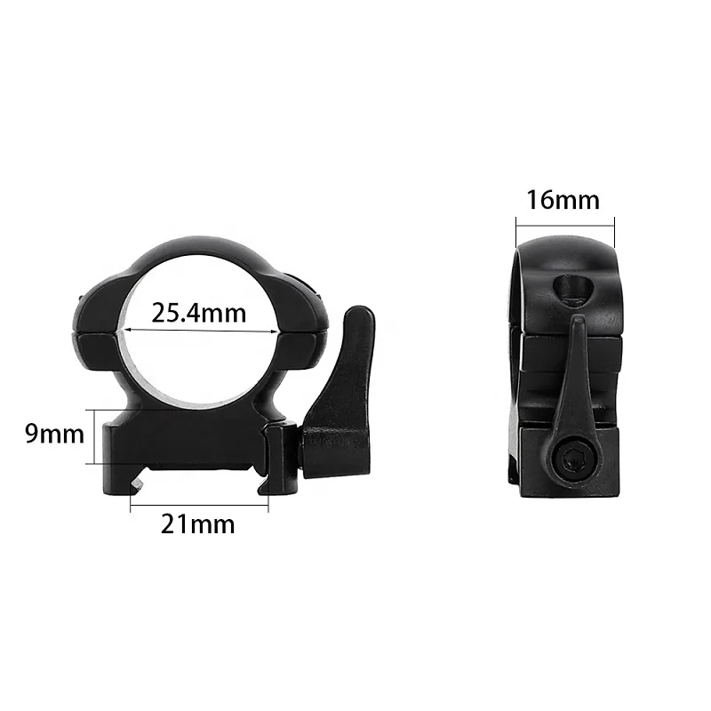 Прицел Quick Release стальная сфера кольцо SR-1002WM за 1 дюйм Труба среднего размера