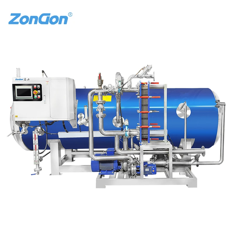 Plastic Bottle Food Autoclave Sterilizer Equipment Sterilizing Drying Machine Steam Retort