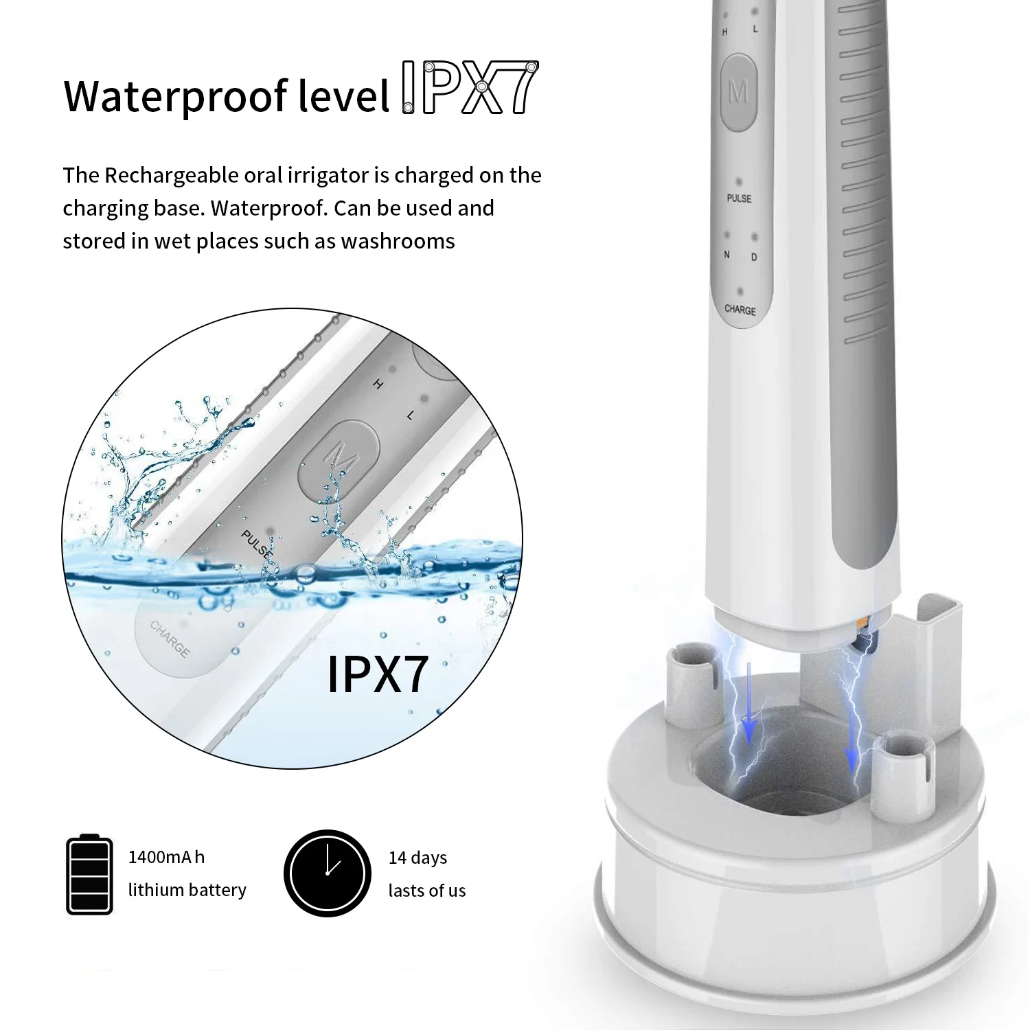  Новый дизайн 2021 оптовая продажа уход за зубами щетка для ирригатора полости рта 2 в 1 очищающая коробка электрическая зубная с аккумулятором и влагозащитой