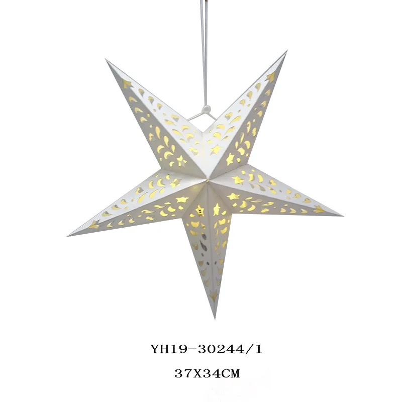 Hot sale paper flower making led paper carving lamp christmas decoration