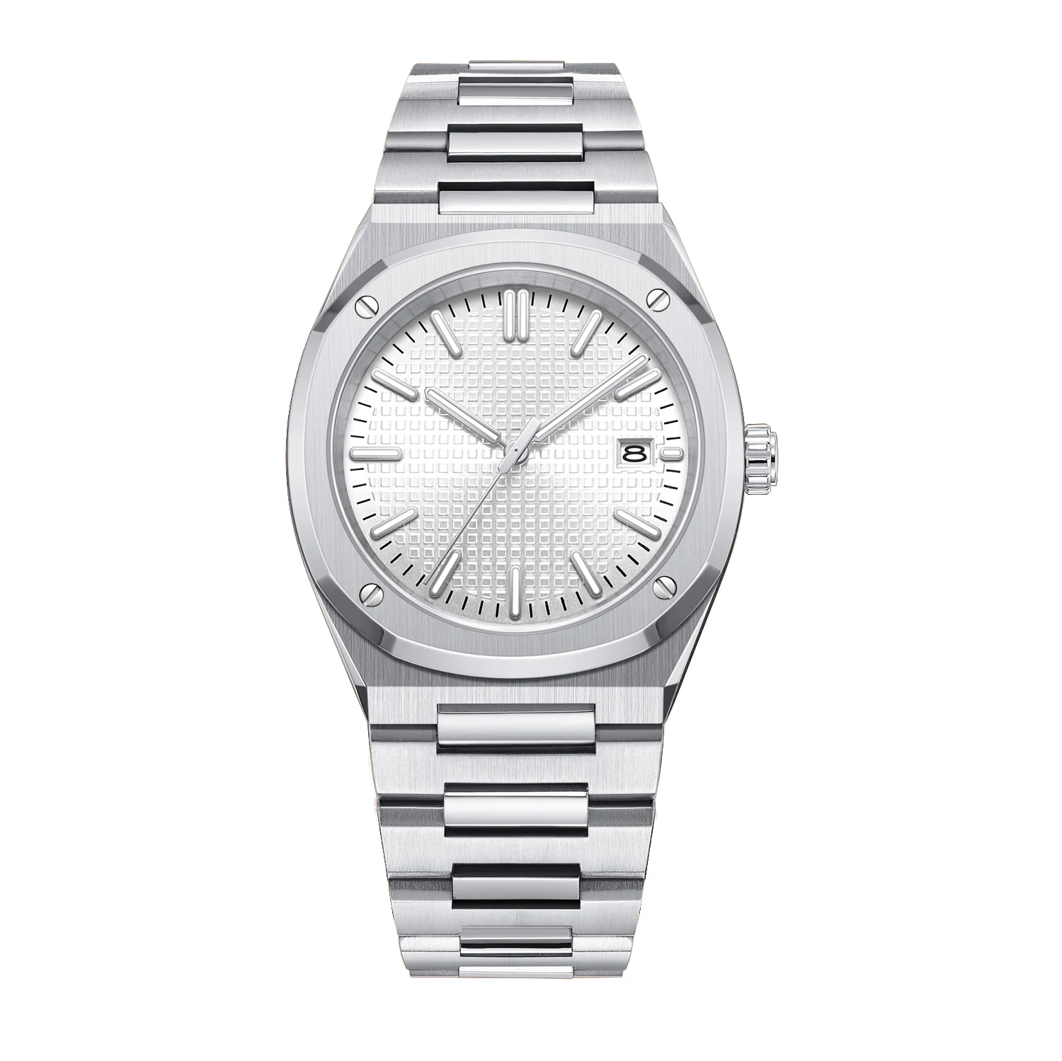 Oem Quartz Watch Stainless Steel Uhr Custom Logo Designer Watches For Men Private Label Men luxury Watch