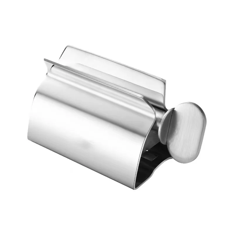 New Design Key Shape Silver Stainless Steel Tooth Paste Dispenser Metal Toothpaste Dispenser Face Cream Tube Squeezer Toothpaste