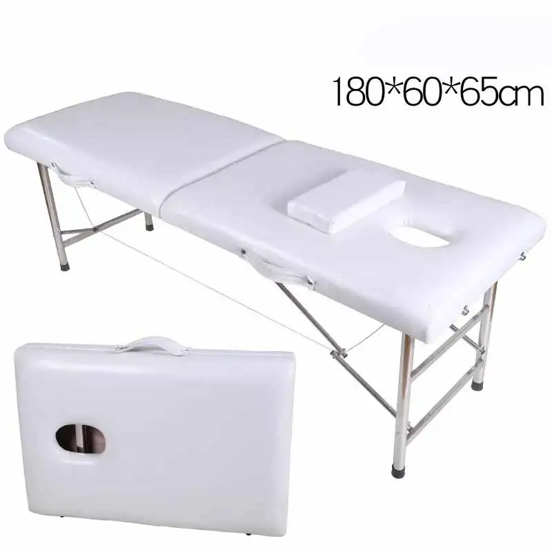 
Custom beauty massage bed portable folding stainless steel massage table 