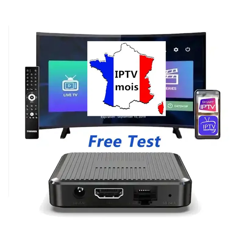 Лидер продаж Android TV Stick IPTV M3U подписка 4k 12 месяцев немецкий Smarters панель реселлера бесплатный тест код