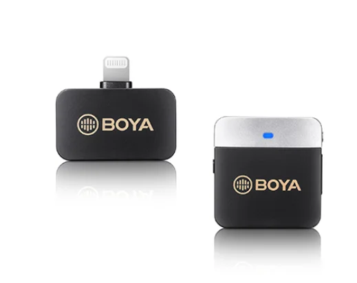 BOYA BY-M1V5 беспроводной микрофон Lavalier ANC с активным шумоподавлением 2,4 ГГц микрофон для камеры телефона для создателей видеоблогов контента