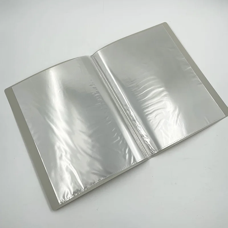 Китайская фабрика, пластиковая папка для файлов формата A4, 10 карманов, прозрачная книга для документов