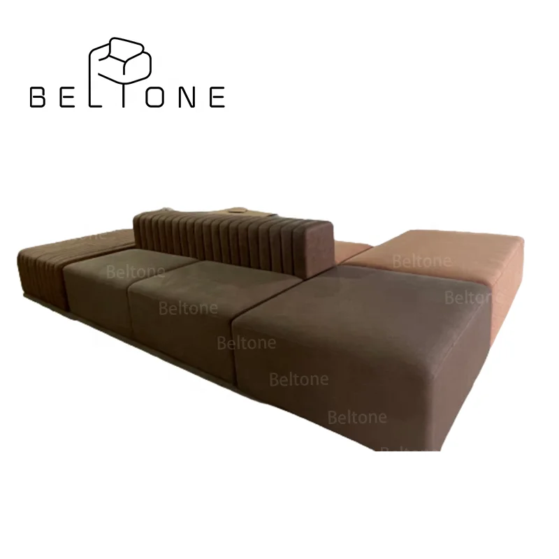 Modern luxury 5 star Hotel Lobby  Furniture Customized Modern Cosy Couch Tailor Sofa