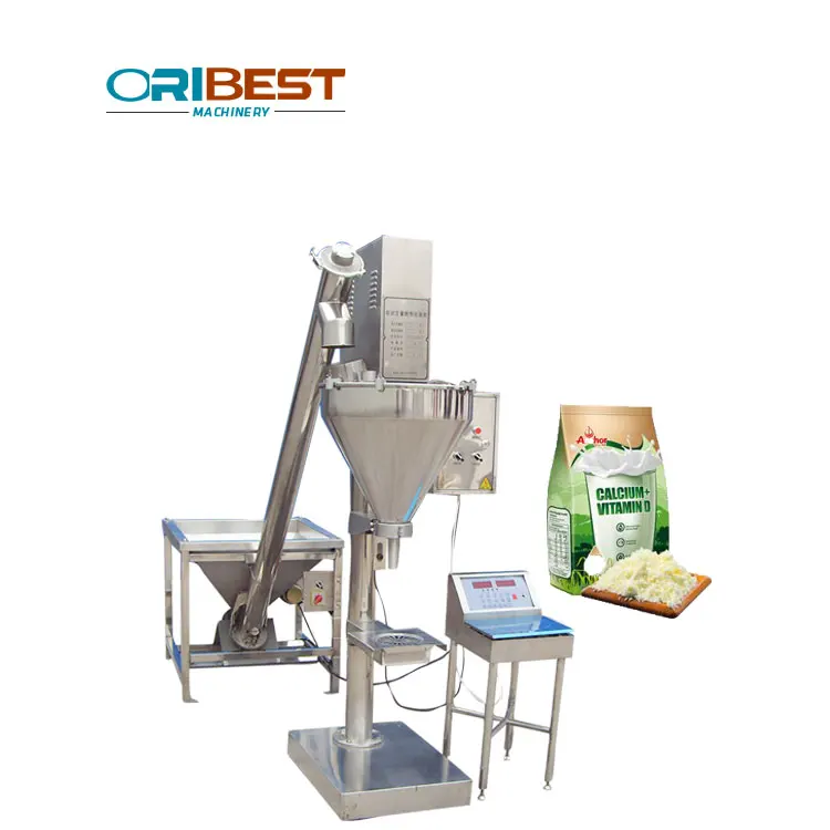 Premade Stand Up Bag 500G Rice Coriander Protein Caustic Soda Weighing Tea Flavour Powder Red Chilli Powder Packing Machine