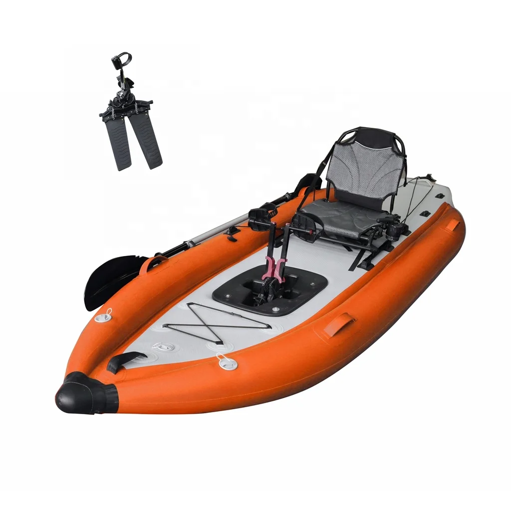 Vicking Hot Sale Inflatable Pedal Kayak Professional Board Drive System Sport Boat Fishing Pedal Kayak Canoe/Kayak