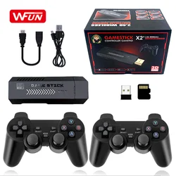 X2 Games 3D HD Family 4K Video Game Stick TV Console Retro 64G Portable Consola For 30000 Game stick GD10
