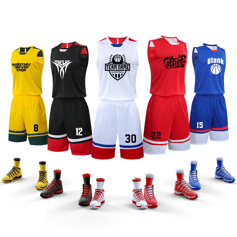 100%Polyester Basketball Jersey Custom Design Basketball Uniform Jersey