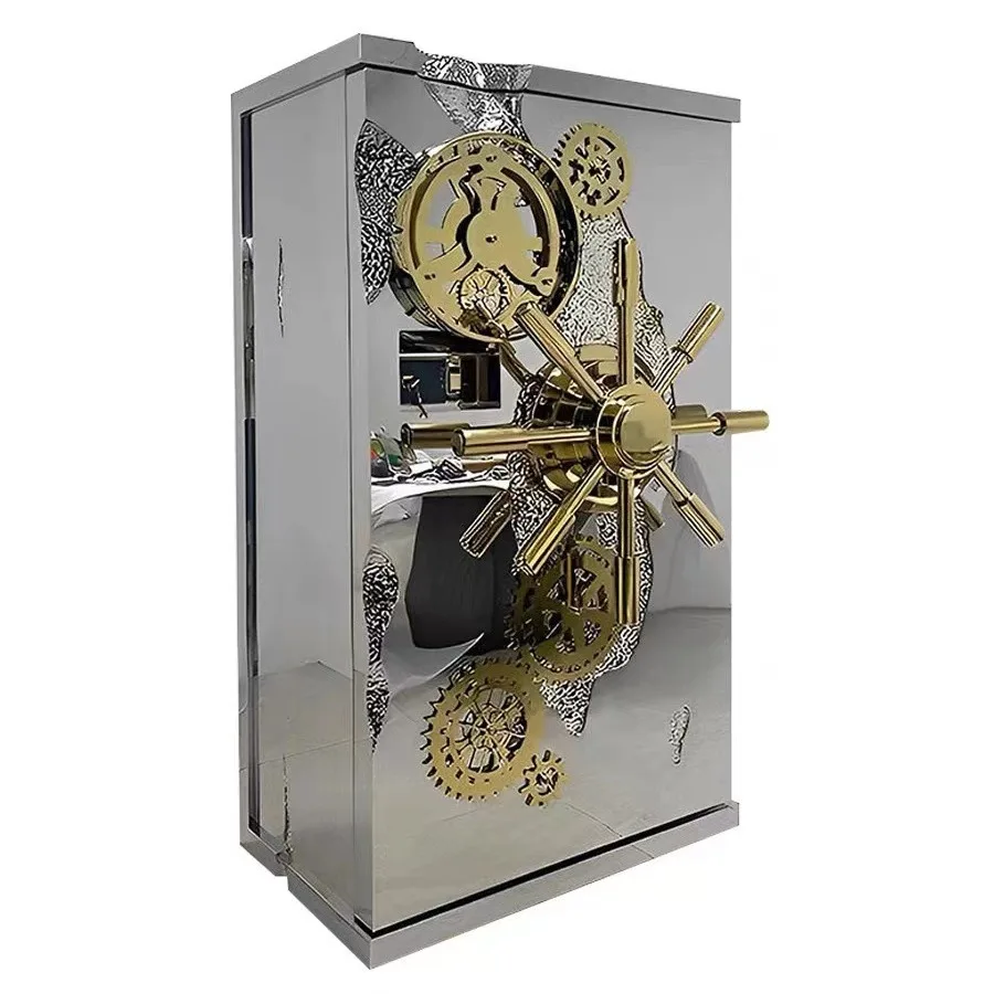 Boca Design Villa Premium Fireproof Large Safe Box Electronic Locks Stainless Steel Safes for Watches/Jewelry/Money
