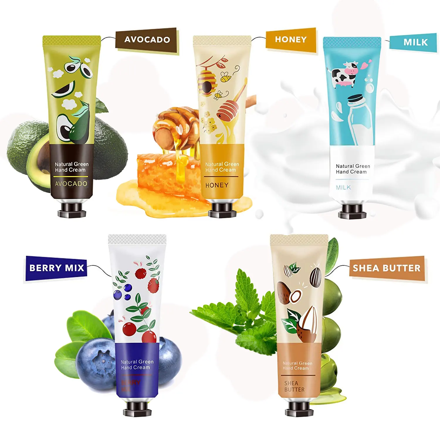 OEM private label custom made logo natural organic hand cream  customized moisturizing whitening hand cream