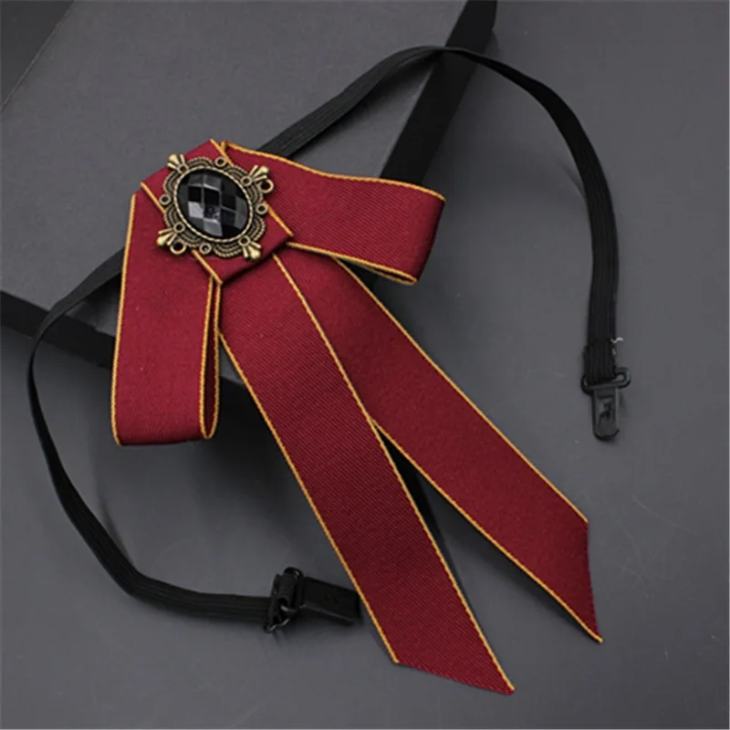 New necktie floral ribbon retro girl party vacation fashion multi-color elastic adjustable tie clothing collar