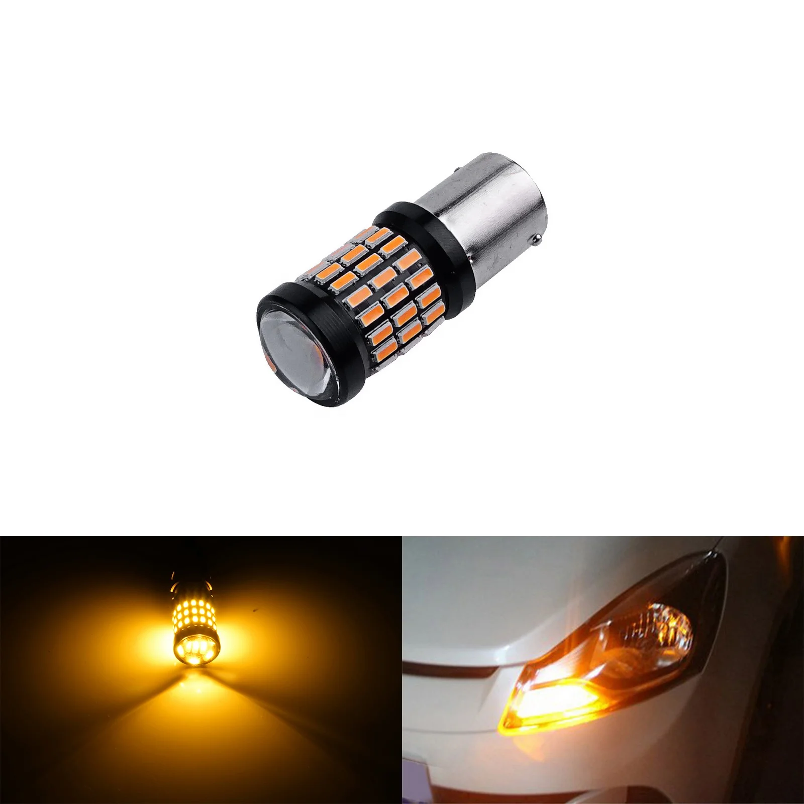 Горячая Распродажа светодиодный автомобильный светильник 1156 60smd 4014 canbus led
