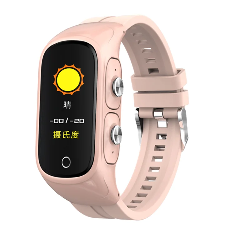 New products 2021 Heart Rate Fitness Tracker Blood Pressure Monitor Smartwatch 2 in 1 Earphone Men Women Smart watch N8