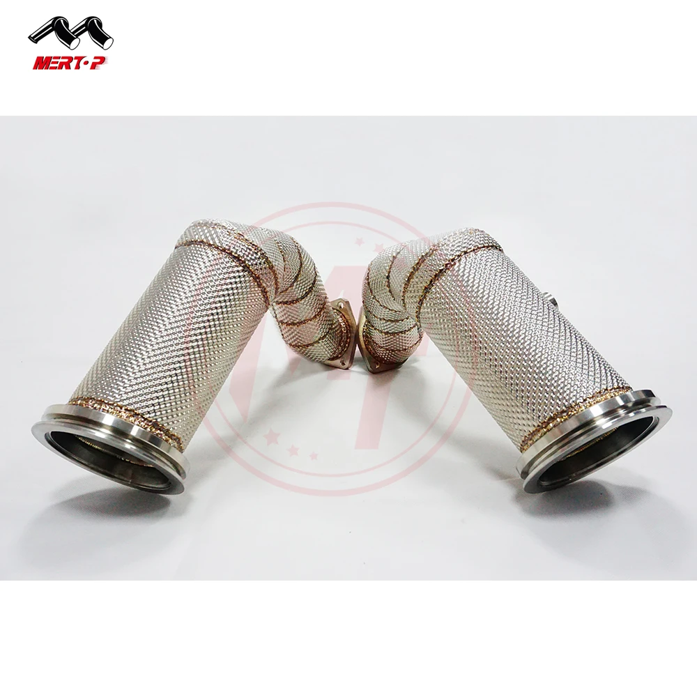  Mertop Racing Downpipe with Heat Shield for L*mborghini V8 URUS 4.0T