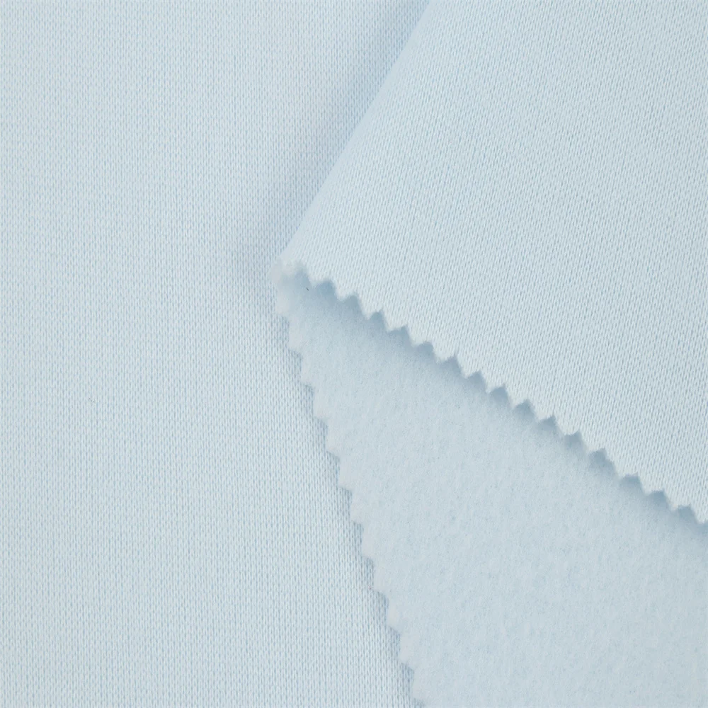 ZM001Sample Order Polyester Fabric Hoodies Suits Couple Set Fabric Fast Shipping Fleece Sweat Fabric